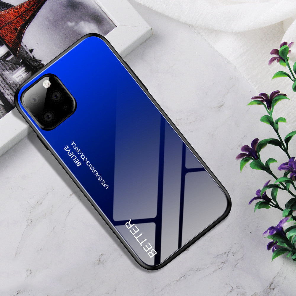 Customized Gradient Glass Phone Case Customized Gradient Glass Phone Case